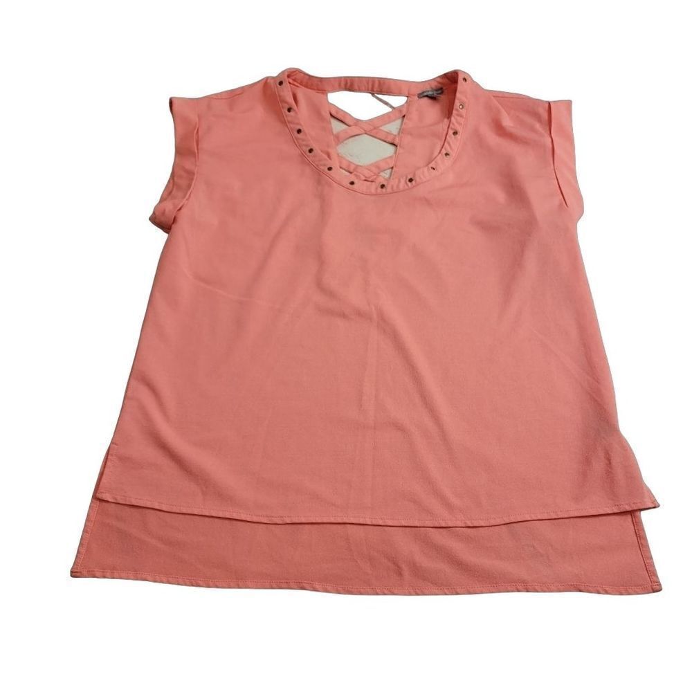 Charlotte Russe peach blouse M